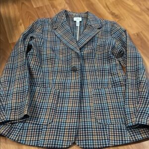 Plaid Women's Blazer